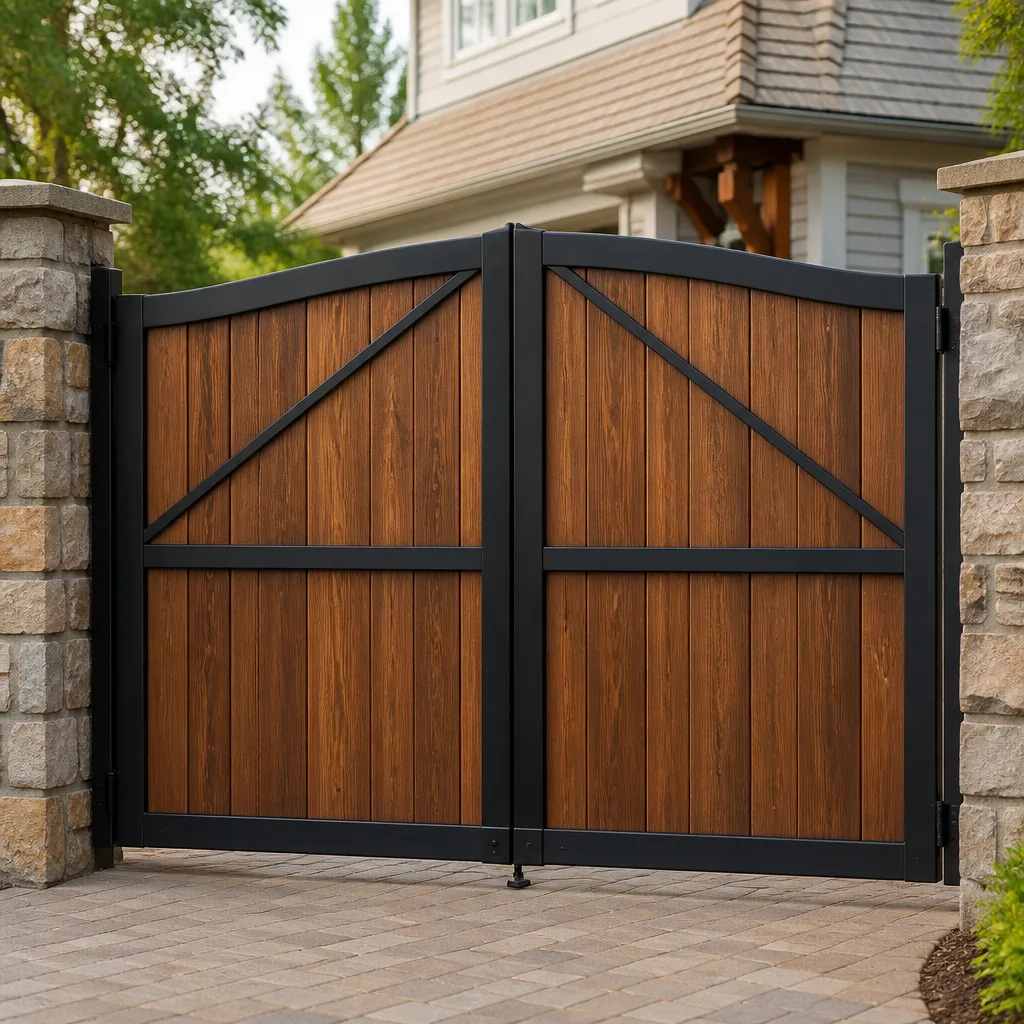 Wood & steel frame